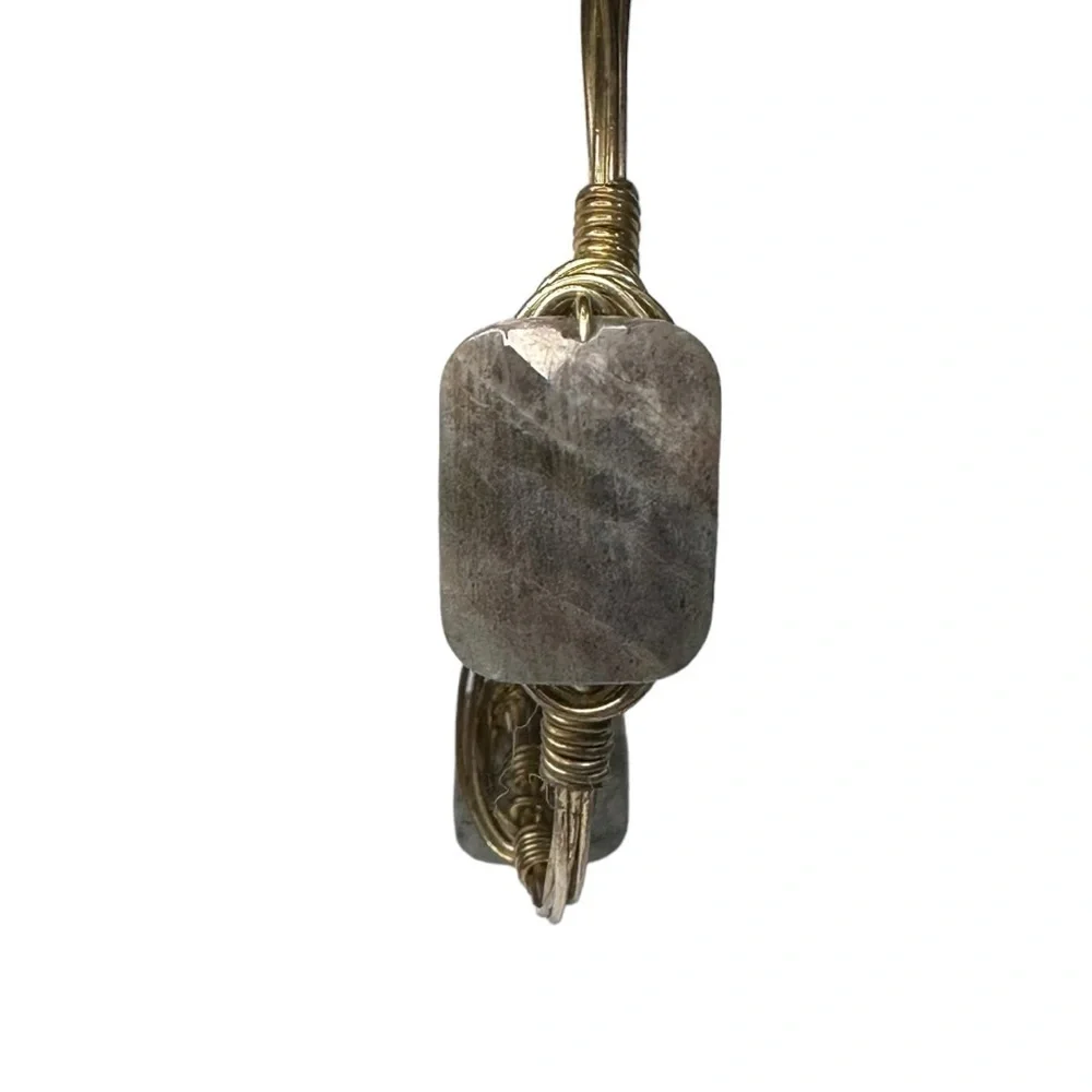 Bourbon & Boweties Standard Gray Stone Bracelet